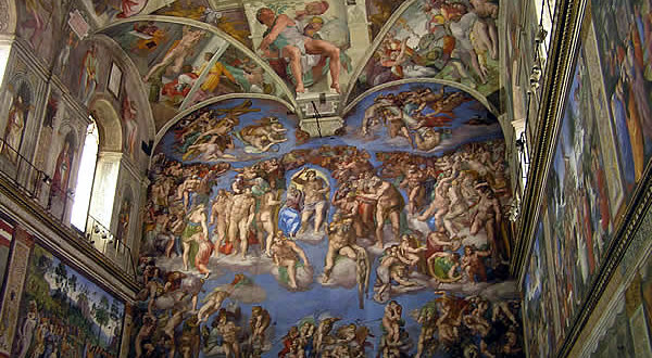 Chapelle Sixtine, Vatican, Rome, Italie. Auteur et Copyright Marco Ramerini