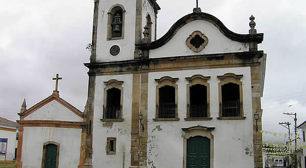 Église de Santa Rita, Paraty, Rio de Janeiro, Brésil. Author and copyright Marco Ramerini