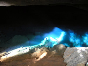 Grotte Azul, Chapada Diamantina, Bahía, Brésil. Author and Copyright Marco Ramerini