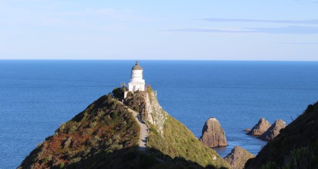 Le phare de Nugget Point, Catlins, Nouvelle-Zélande. Auteur et Copyright Marco Ramerini