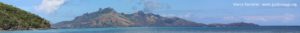 Les montagnes de l'île Waya, îles Yasawa, Fidji. Auteur et Copyright Marco Ramerini